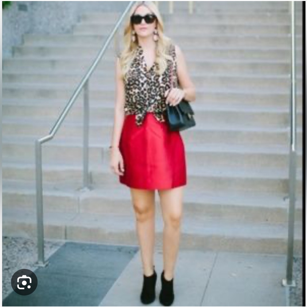 kate spade Red Mini Skirt